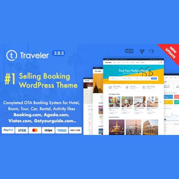 Travel Booking WordPress Theme 01